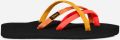 Teva Olowahu-teenslipper Schoenen in Neon Coral Multi voor Dames - Coral