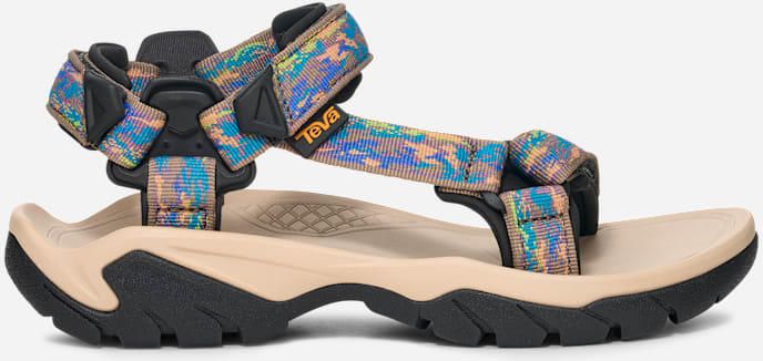 Teva Terra Fi 5 Universal Sandalen in Tree Cover Neon Spring voor Dames