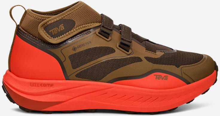 Teva Trailwinder Mid GORE-TEX Schoenen in Breen Mandarin Red voor Heren