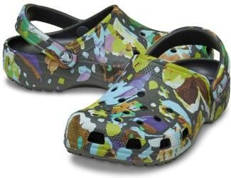 Crocs Classic Painted Floral Clog