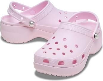 Crocs Classic Platform Pearl Clog