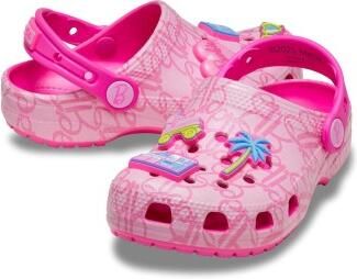 Crocs Mattel Pink Barbie Clog Toddler