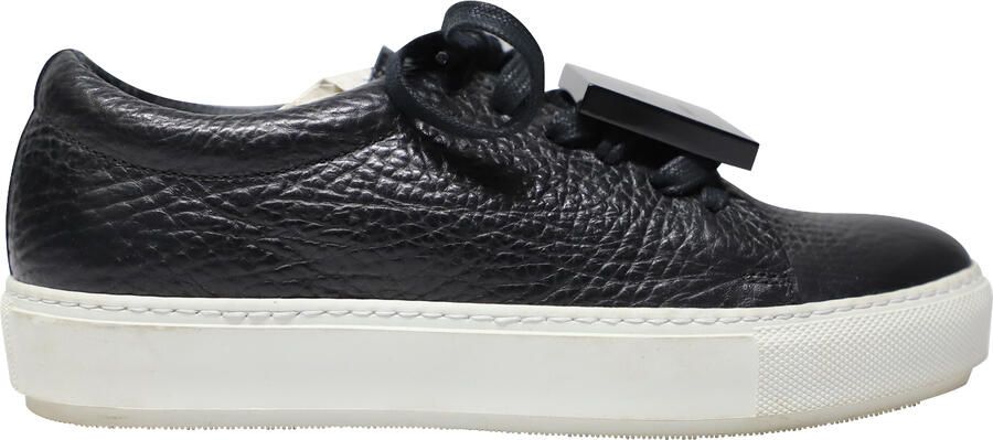 Acne Studios Pre-owned Acne Studios Adriana Lage Sneakers in Zwart Kalfsleer