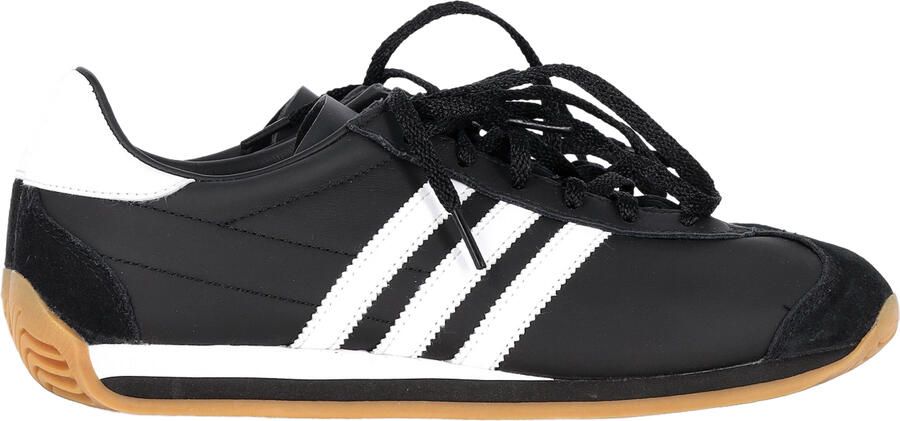 Adidas Originals Adidas Country OG Low-Top Sneakers in Zwart Kalfsleer