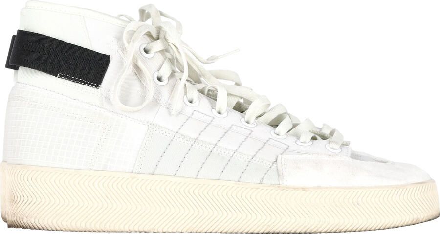 Adidas Originals Adidas Nizza Parley High-Top Sneakers in Wit Polyester