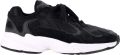 Adidas Yung-1 sneakers in zwart suède - Zwart