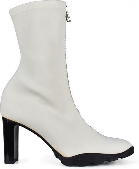 Alexander mcqueen enkellaarsjes scuba wit