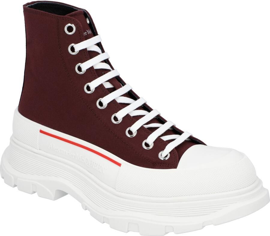 Alexander mcqueen Tread Slick Boots 'Bordeaux Wit'