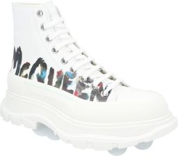 Alexander mcqueen Tread Slick Boots 'Witte Graffiti'