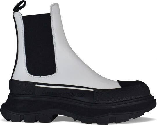 Alexander mcqueen Tread Slick enkellaarzen wit