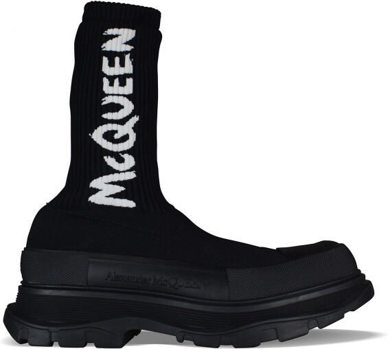 Alexander mcqueen Tread Slick enkellaarzen zwart