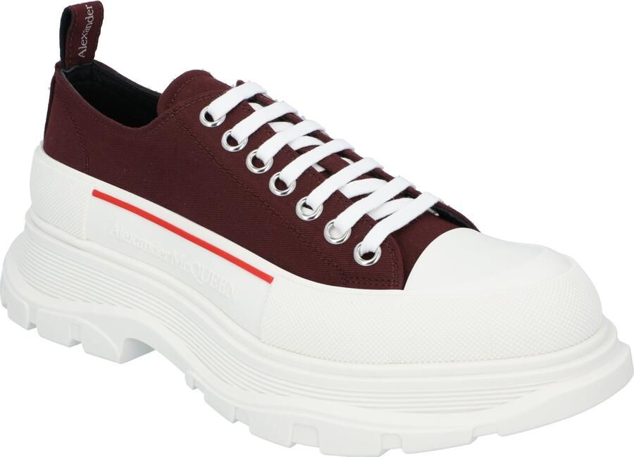 Alexander mcqueen Tread Sneakers 'Bordeaux Wit'