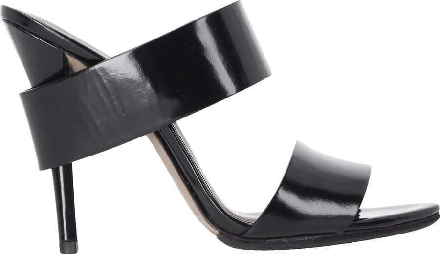 Alexander Wang Pre-owned Alexander Wang Hakken Muiltjes in Zwart Lakleder