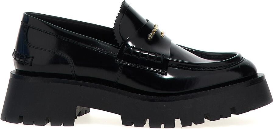 Alexander wang Zwarte Runderleer Instappers