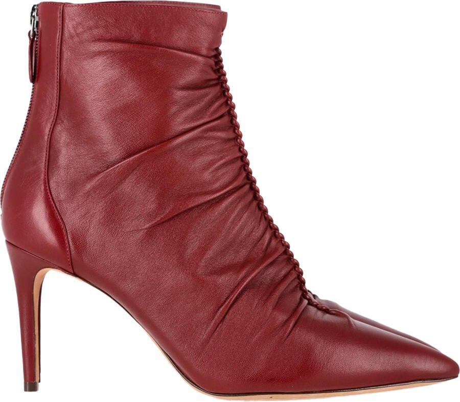 Alexandre Birman Susanna Enkellaarsjes in Rode Leer