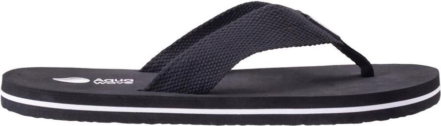 Aquawave Heren Lamel teenslippers (Zwart)