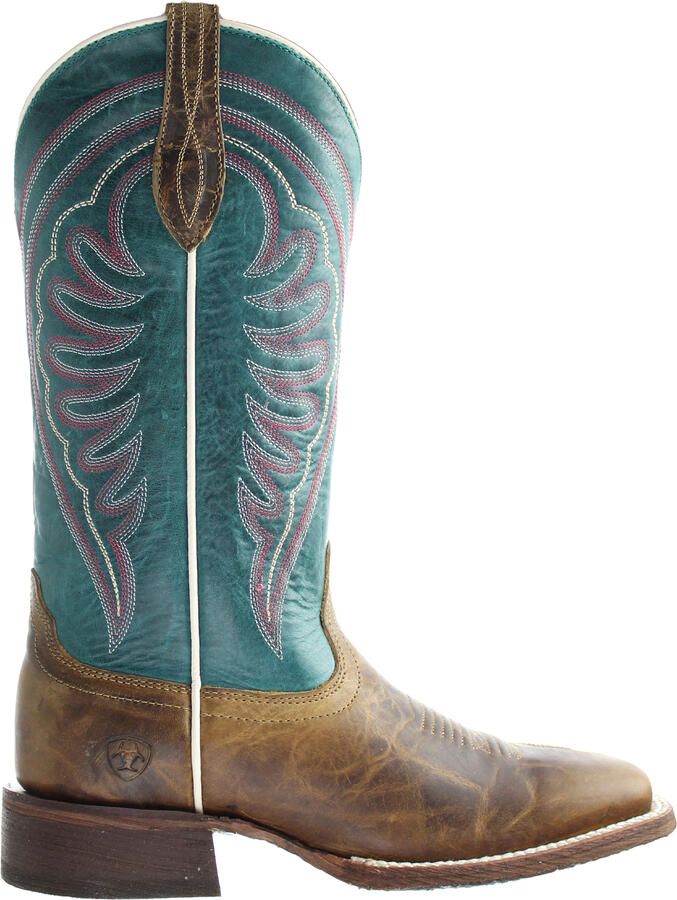 ARIAT Circuit Shiloh Tabaco Dames Bruin Blauw Laarzen