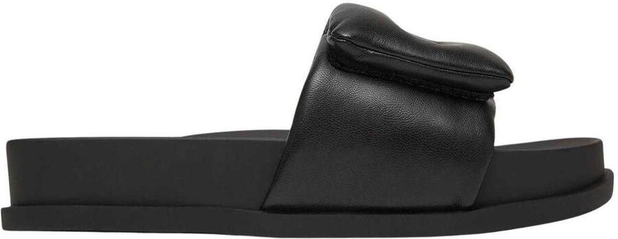 Armani Exchange Dames Sliders (Zwart)