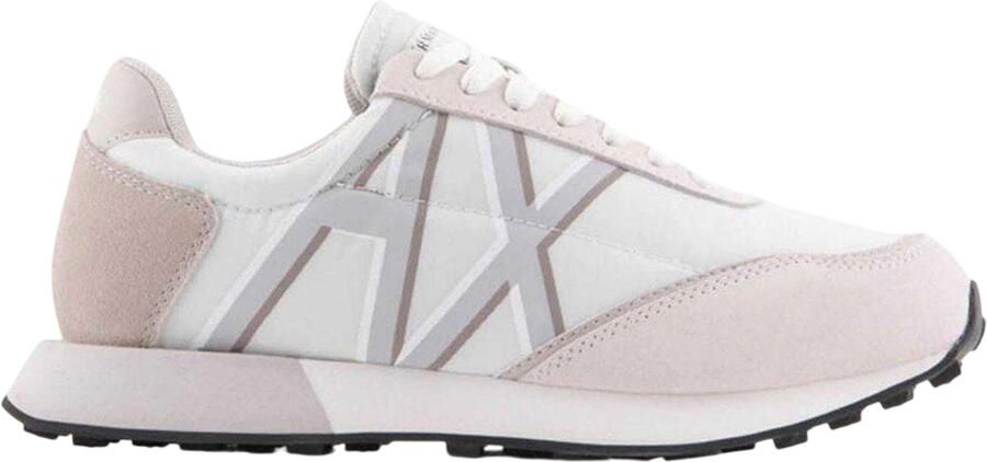 Armani Exchange Vrouwen dames Lace Up Trainers (Gebroken wit)