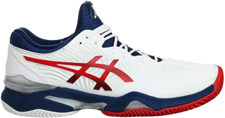 ASICS Court FF 2 Clay Tennis Heren Witte Sneakers