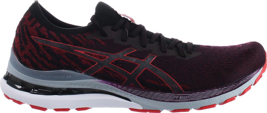 ASICS Gel-Kayano 28 MK Heren Zwart Rood Trainers