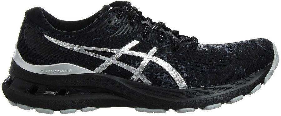 ASICS Gel-Kayano 28 Platina Dames Zwart Hardlooptrainers