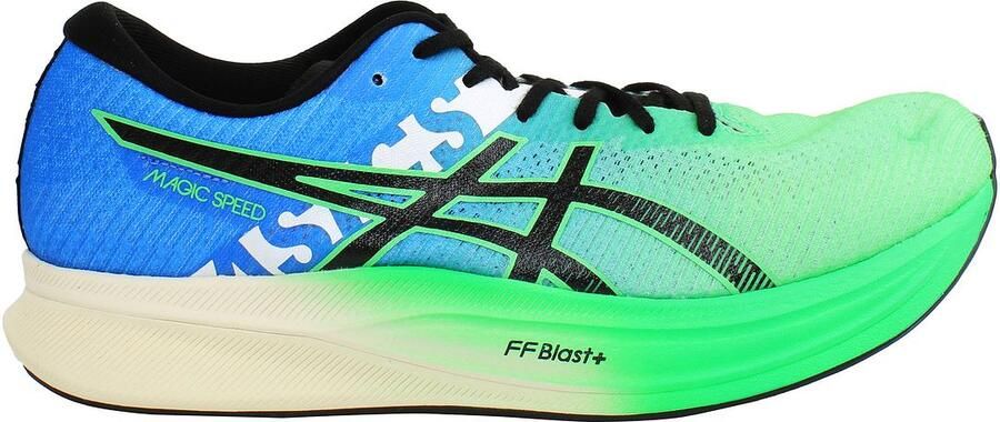 ASICS Magic Speed 2 Ekiden Heren Groene Hardloopschoenen