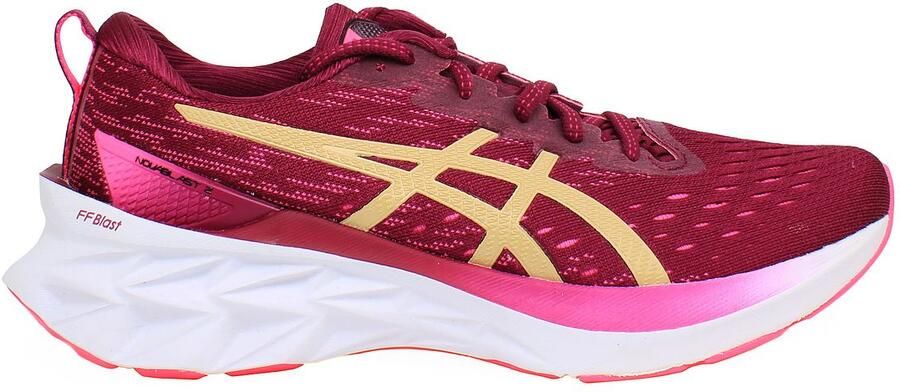 ASICS NovaBlast 2 Dames Roze Sportschoenen