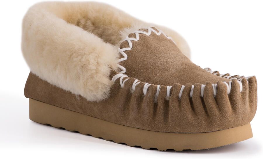 Aus Wooli Australia Hand Stitched Womens Schapenvacht Mocassin