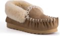 Aus Wooli Australia Hand Stitched Womens Schapenvacht Mocassin - Beige