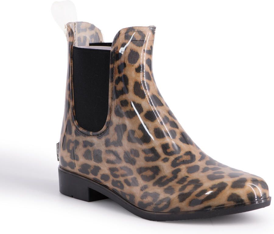 Aus Wooli Australia Womens Regenlaarzen Met Inbegrepen Schapenvacht Binnenzool LEOPARD