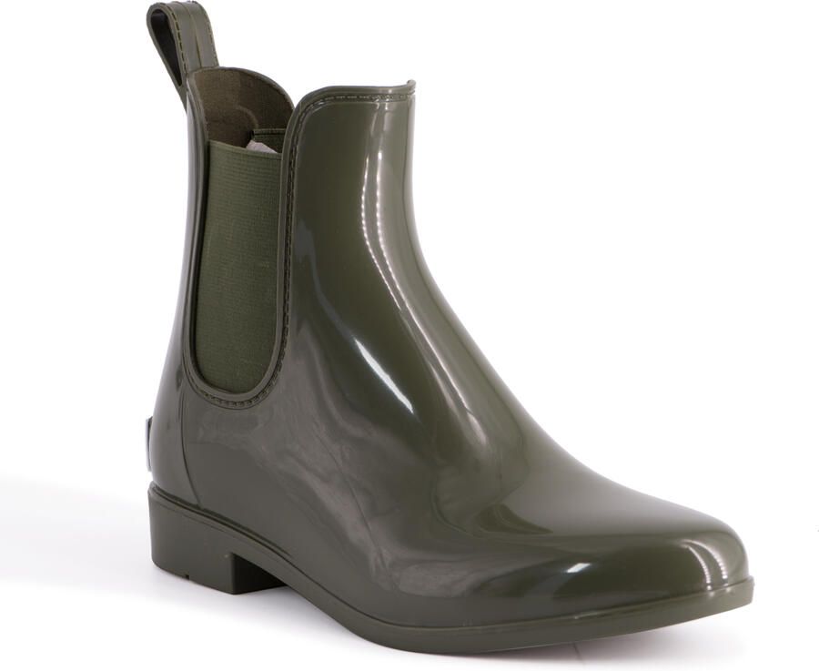 Aus Wooli Australia Womens Regenlaarzen Met Schapenvacht Binnenzool Inclusief OLIVE