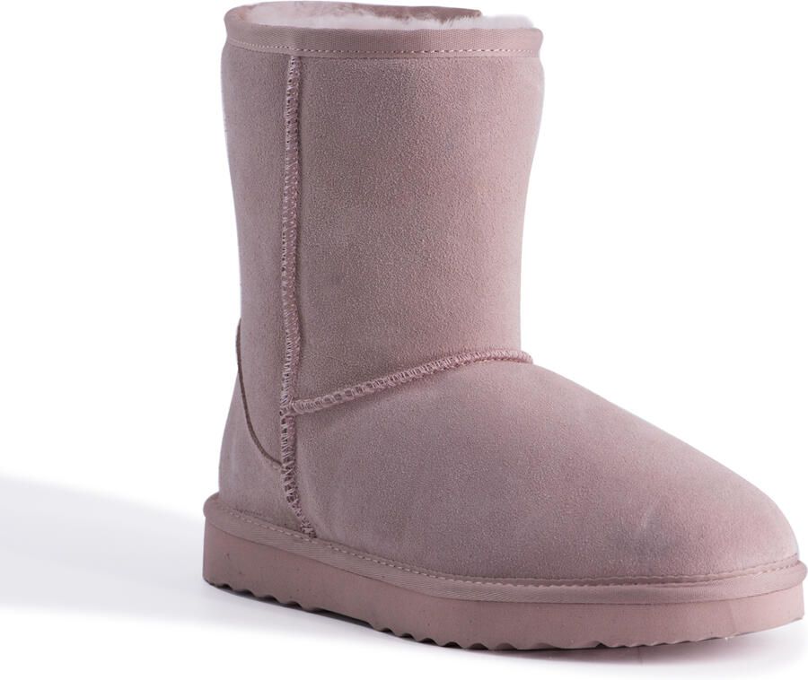 Aus Wooli Bronte" Australia Mid Calf Zip Lichtroze"