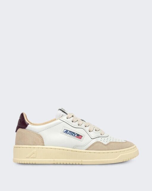 Autry Dames medalist low sneakers leer suede