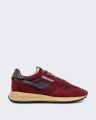 Autry Dames reelwind low sneakers suède met netdetail - Rood