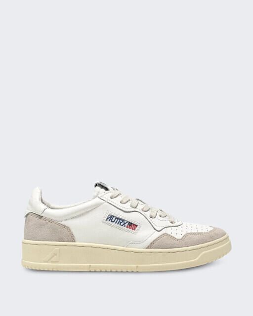 Autry Heren medalist low sneakers leer suède