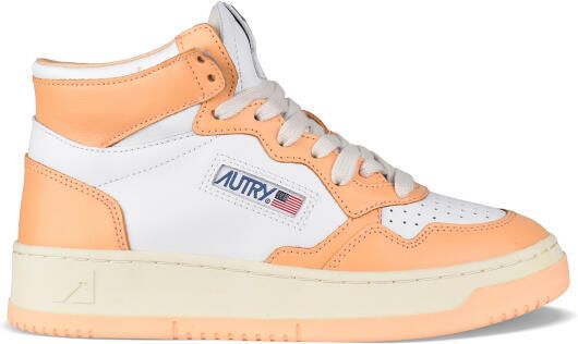 Autry sneaker medaillewinnaar midden oranje