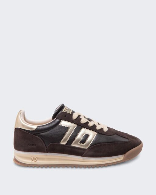 BACK 70 Dames jogger sneaker nappa leer
