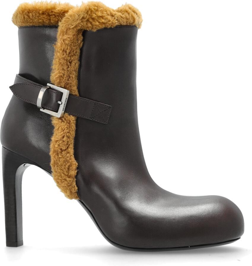 Balenciaga Fargo Bootie H100 enkellaarsjes met hak