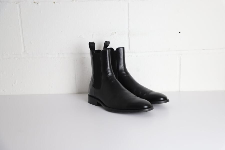 Balenciaga Pre-owned Balenciaga Midnight Chelsea Boots in zwart leer