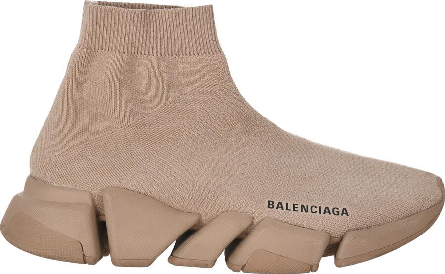 Balenciaga Pre-owned Balenciaga Speed 2.0 sneakers in beige polyester