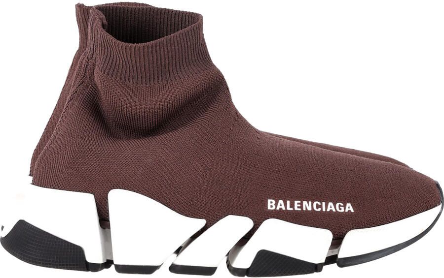 Balenciaga Pre-owned Balenciaga Speed 2.0 Sneakers in Bruin Polyester