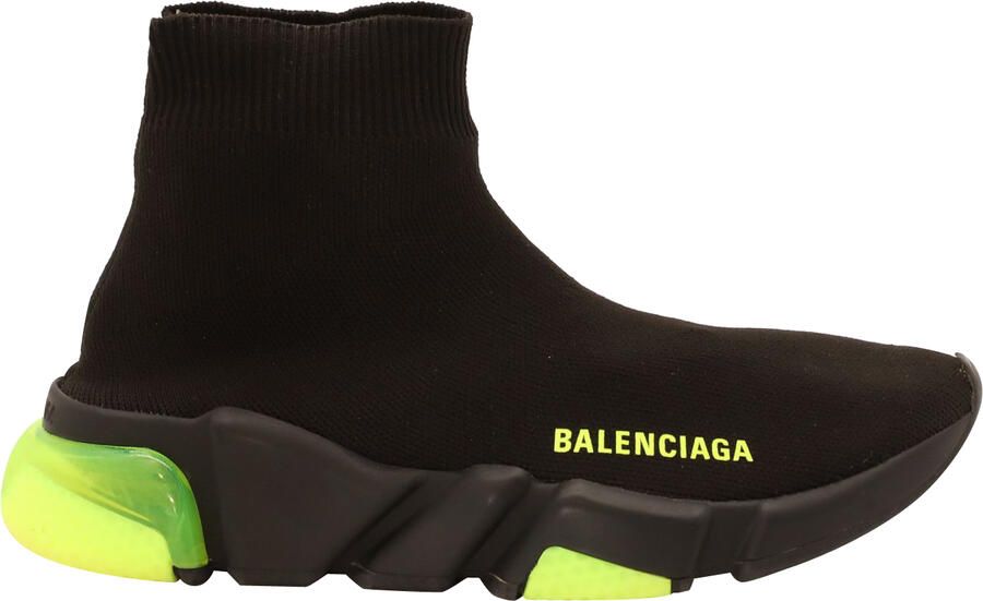 Balenciaga Pre-owned Balenciaga Speed Clear Sole Sneakers in Zwart Polyamide
