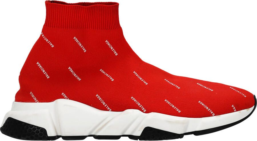 Balenciaga Pre-owned Balenciaga Speed sneakers in rood polyester