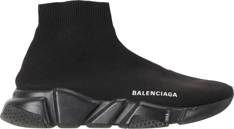 Balenciaga Pre-owned Balenciaga Speed sneakers in zwart polyester