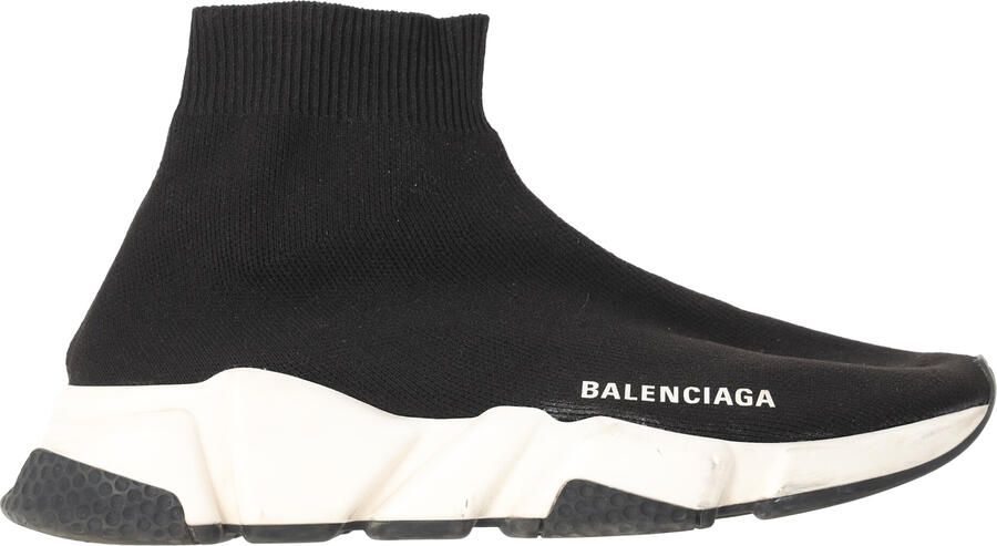 Balenciaga Pre-owned Balenciaga Speed Sneakers in Zwarte Polyester
