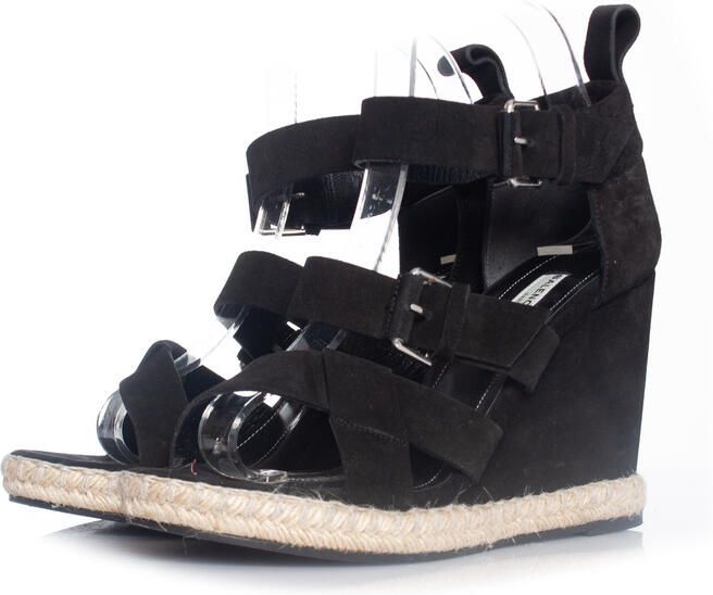 Balenciaga Pre-owned Balenciaga suède sleehak sandaal