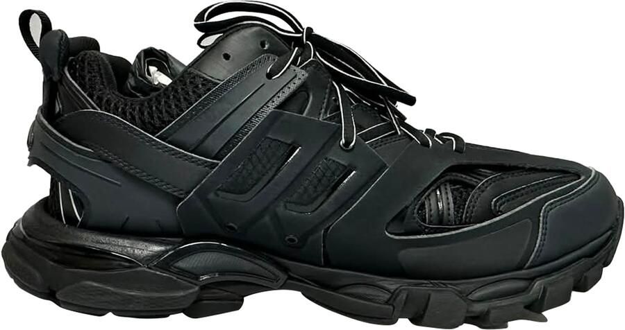 Balenciaga Pre-owned Balenciaga Track Sneakers in Zwarte Polyurethaan