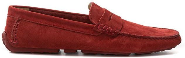 Bally Bordeaux Lederen Moccasin