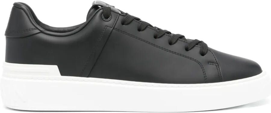 Balmain B Court Logo Low Top Sneakers